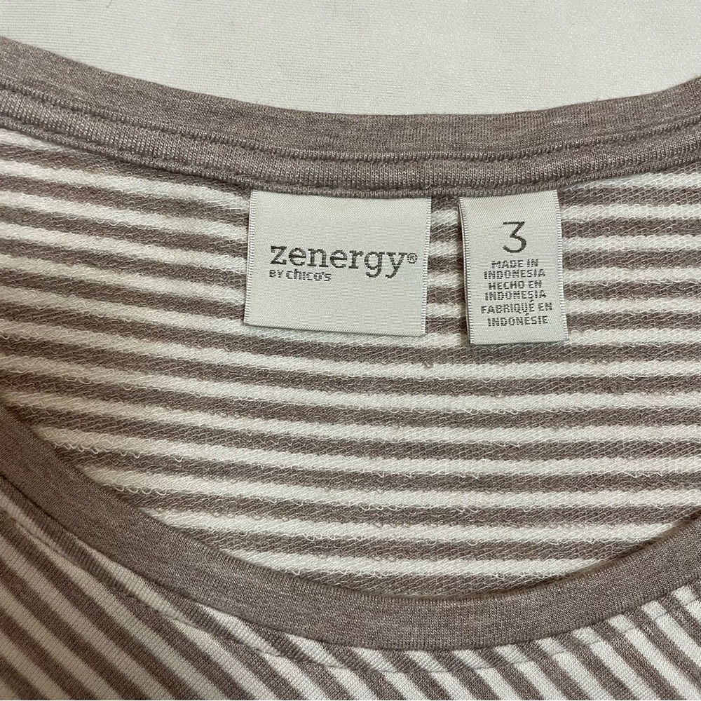NWT New Chico's Zenergy Asymmetrical Tunic Size 3 US XL - Picture 5 of 10